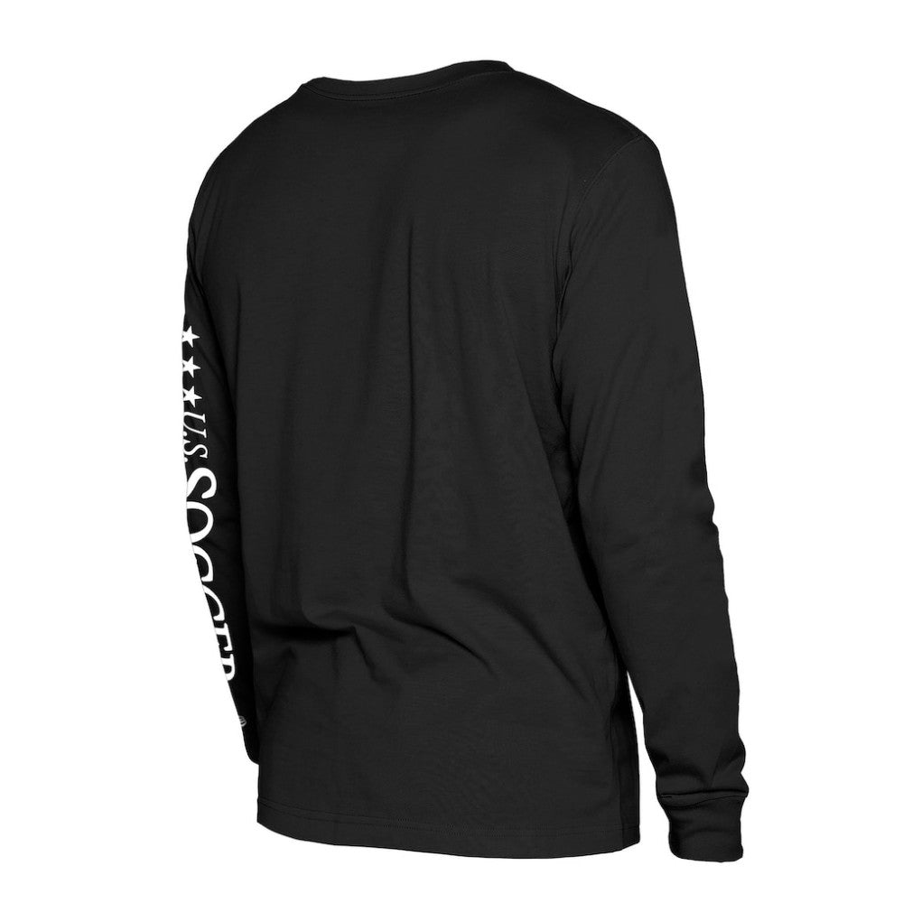 USMNT New Era Old School Sport Long Sleeve T-Shirt - Black | New Era on sale