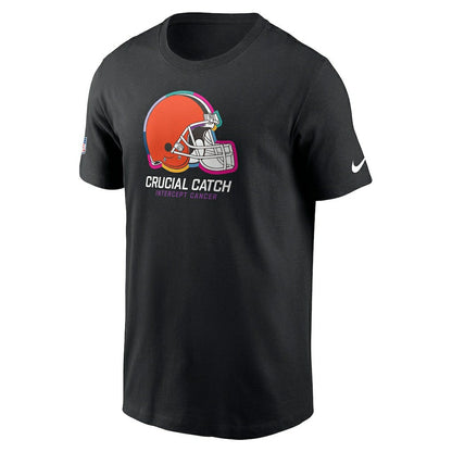 Cleveland Browns 2024 NFL Crucial Catch Club T-Shirt - Black | Nike for sale
