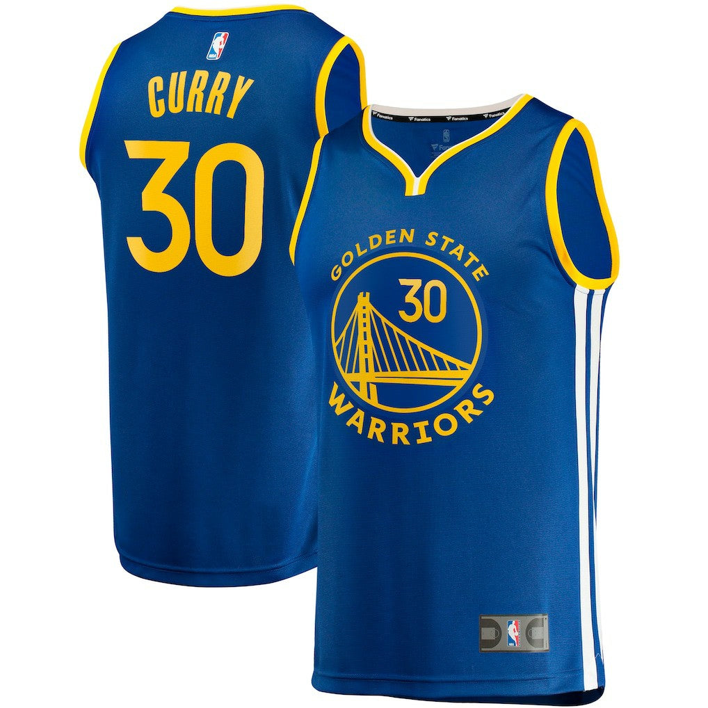 Stephen Curry Golden State Warriors Fast Break Replica Jersey sale - Icon Editi- Royal | Fanatics sale