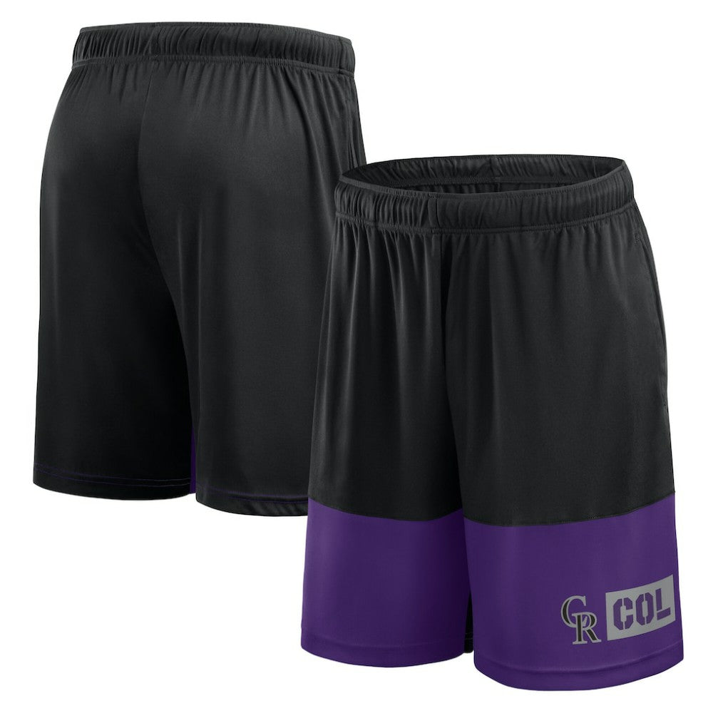 Colorado Rockies Best of the Best Shorts - Black