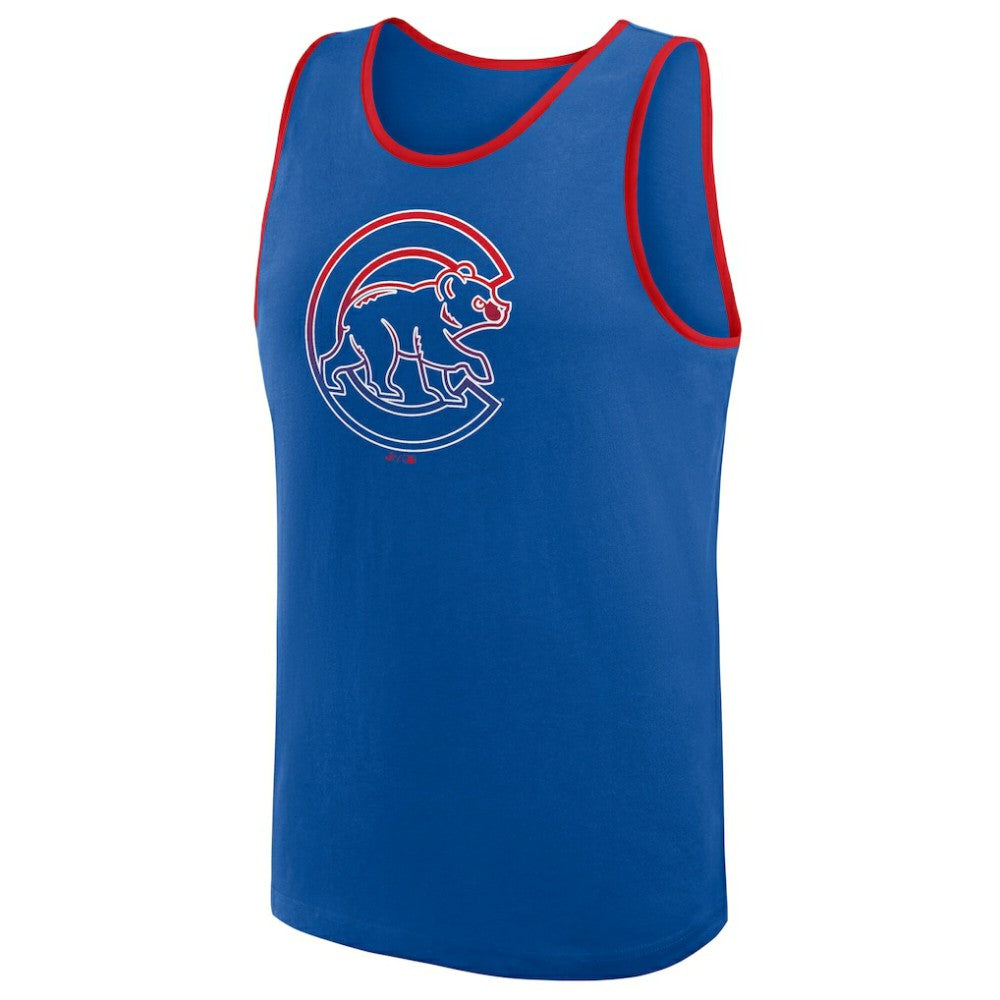 Chicago Cubs Logo Athletic Unmatched Success Tank Top - Royal