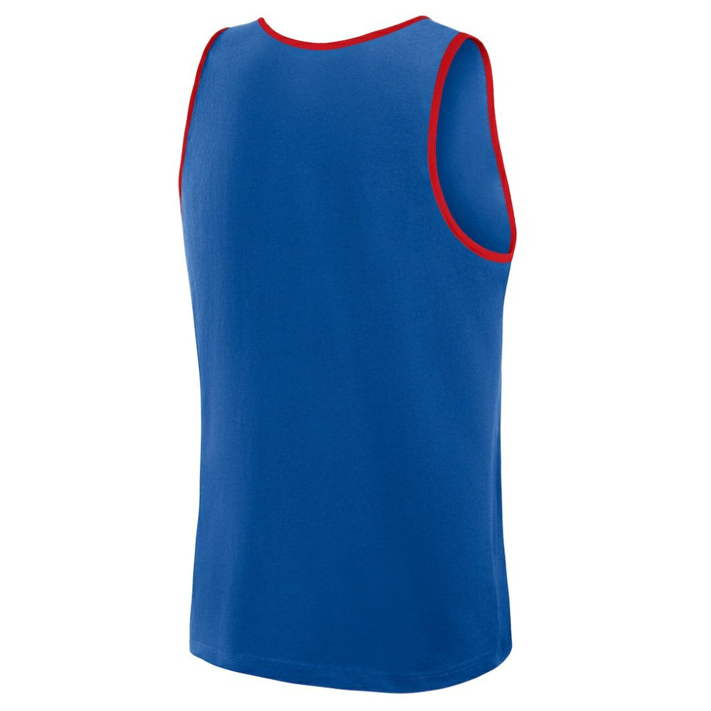 Chicago Cubs Logo Athletic Unmatched Success Tank Top - Royal