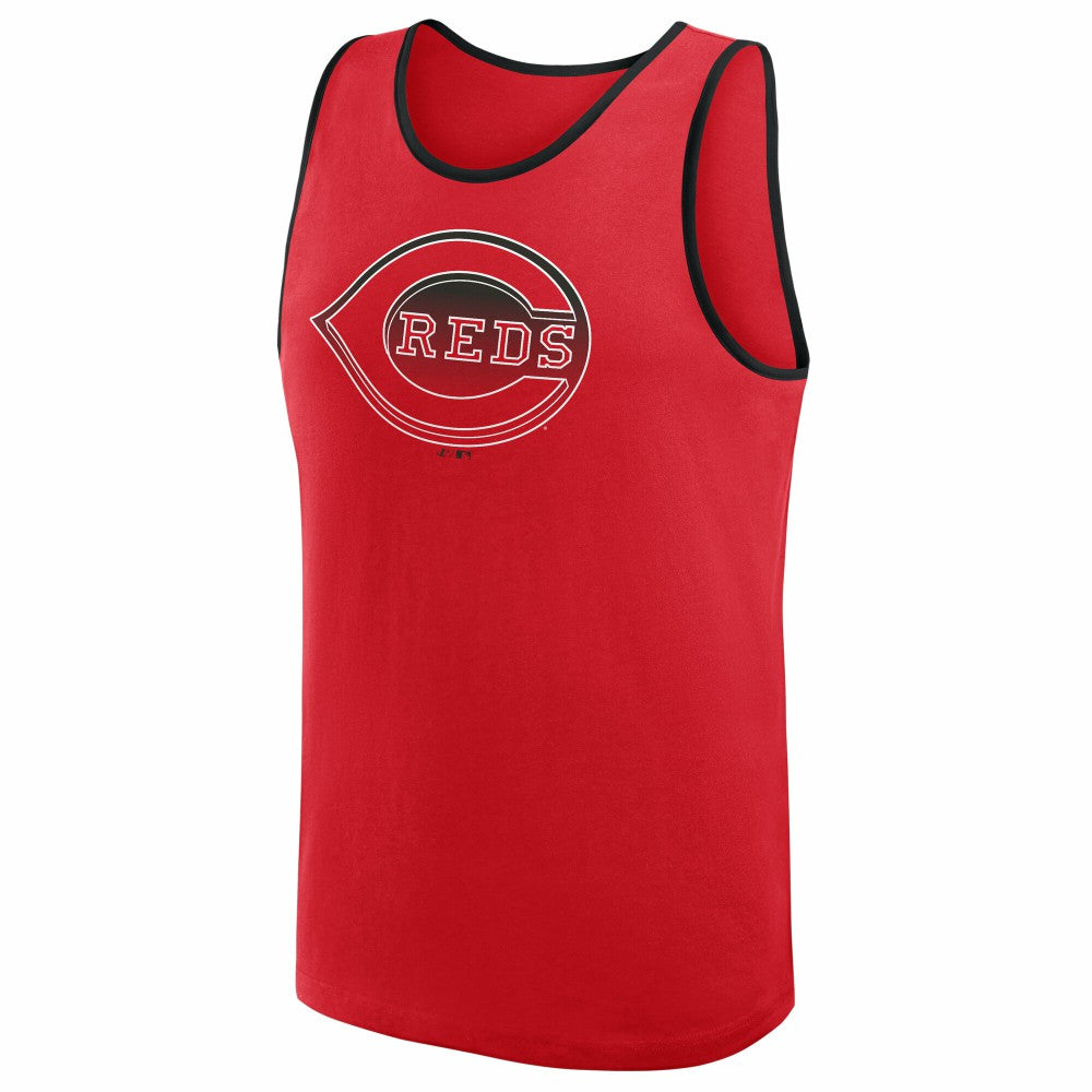 Cincinnati Reds Logo Athletic Unmatched Success Tank Top - Red