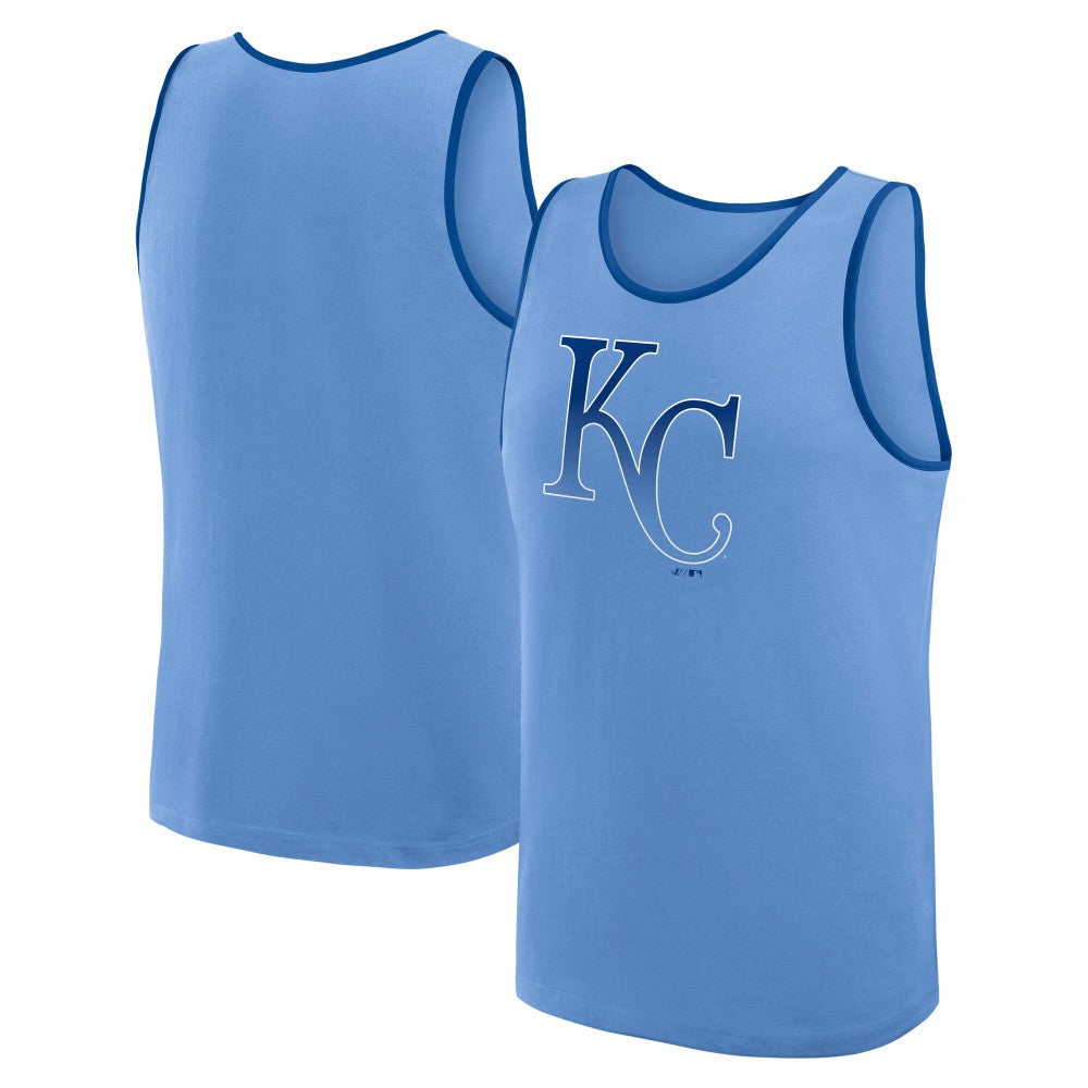 Kansas City Royals Logo Athletic Unmatched Success Tank Top - Light Blue