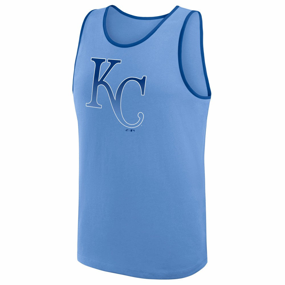 Kansas City Royals Logo Athletic Unmatched Success Tank Top - Light Blue