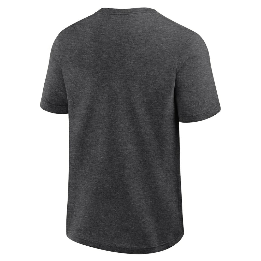 Colorado Rockies Logo Athletic Top Notch T-Shirt - Heather Charcoal