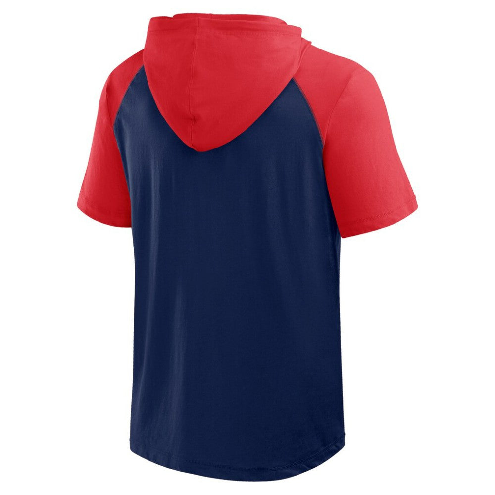 Cleveland Guardians Logo Athletic Prime Hoodie T-Shirt - Navy