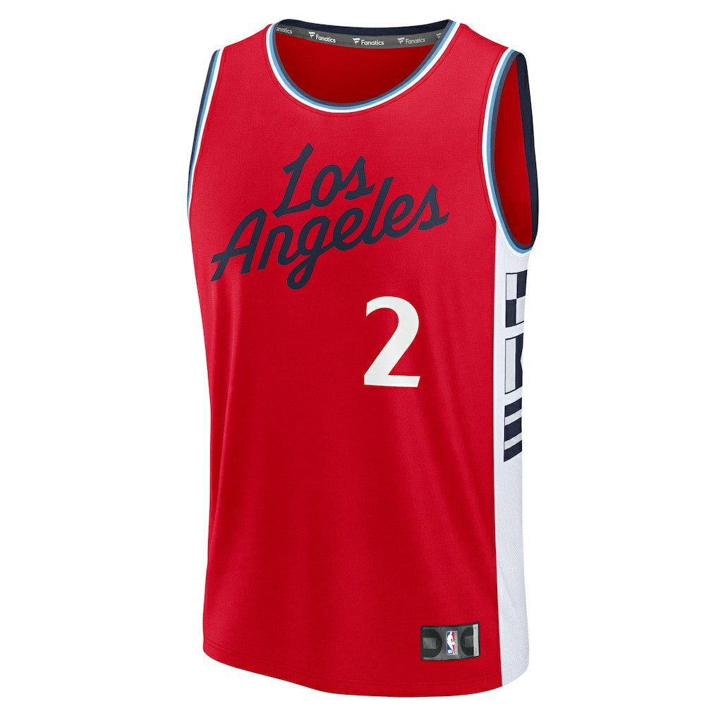 Kawhi Leonard LA Clippers Fast Break Replica Player Jersey - Statement Edition - Red | Fanatics sale