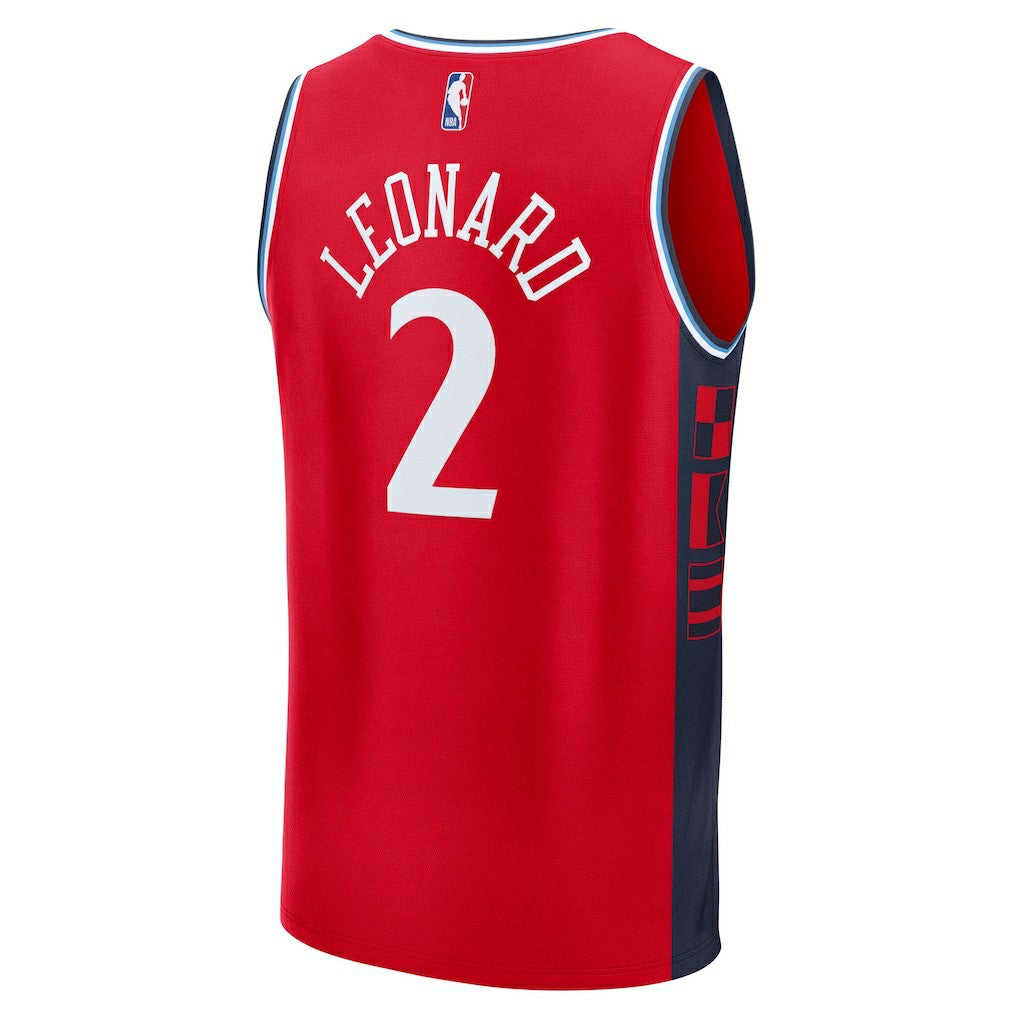 Kawhi Leonard LA Clippers Fast Break Replica Player Jersey - Statement Edition - Red | Fanatics sale