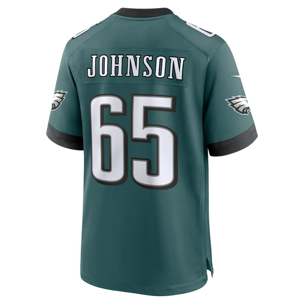 Lane Johnson Philadelphia Eagles Team Game Jersey - Midnight Green | Nike sale