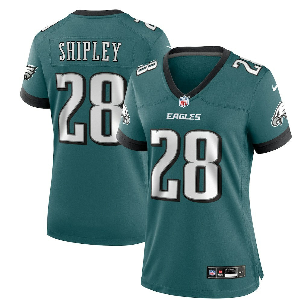 Will Shipley Philadelphia Eagles Women's Team Game Jersey - Midnight Green | Nike outlet