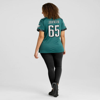 Lane Johnson Philadelphia Eagles Women's Team Game Jersey - Midnight Green | Nike discount