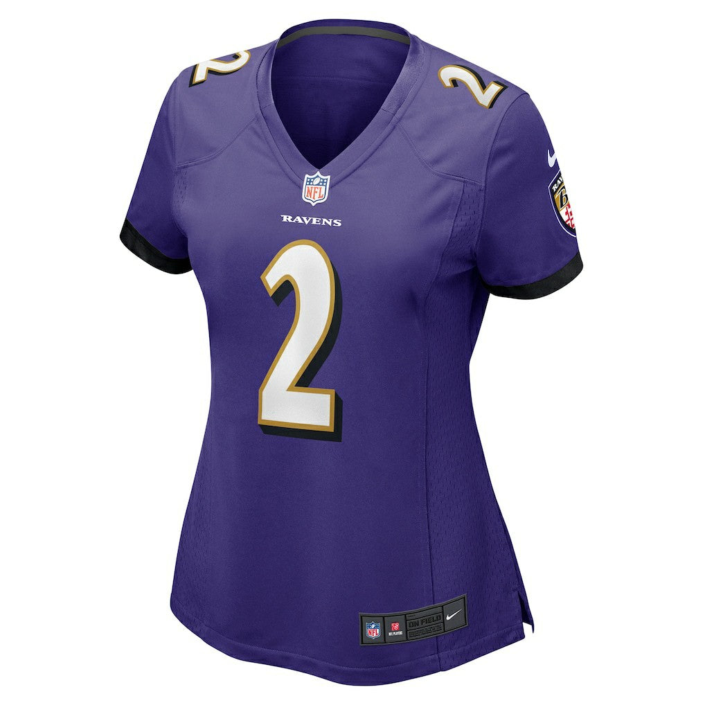 Nate Wiggins Baltimore Ravens Women's Game Jersey - Purple | Nike outlet