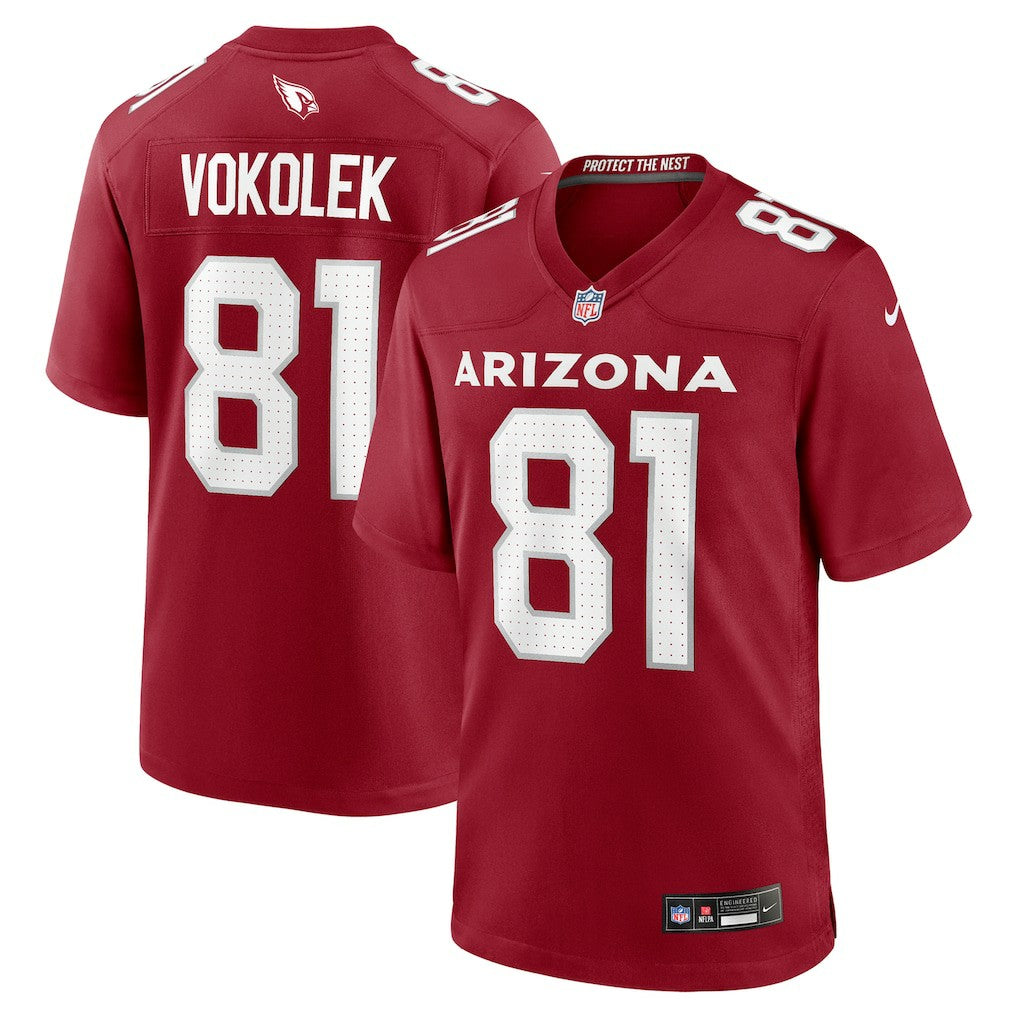 Travis Vokolek Arizona Cardinals Team Game Jersey - Cardinal | Nike online