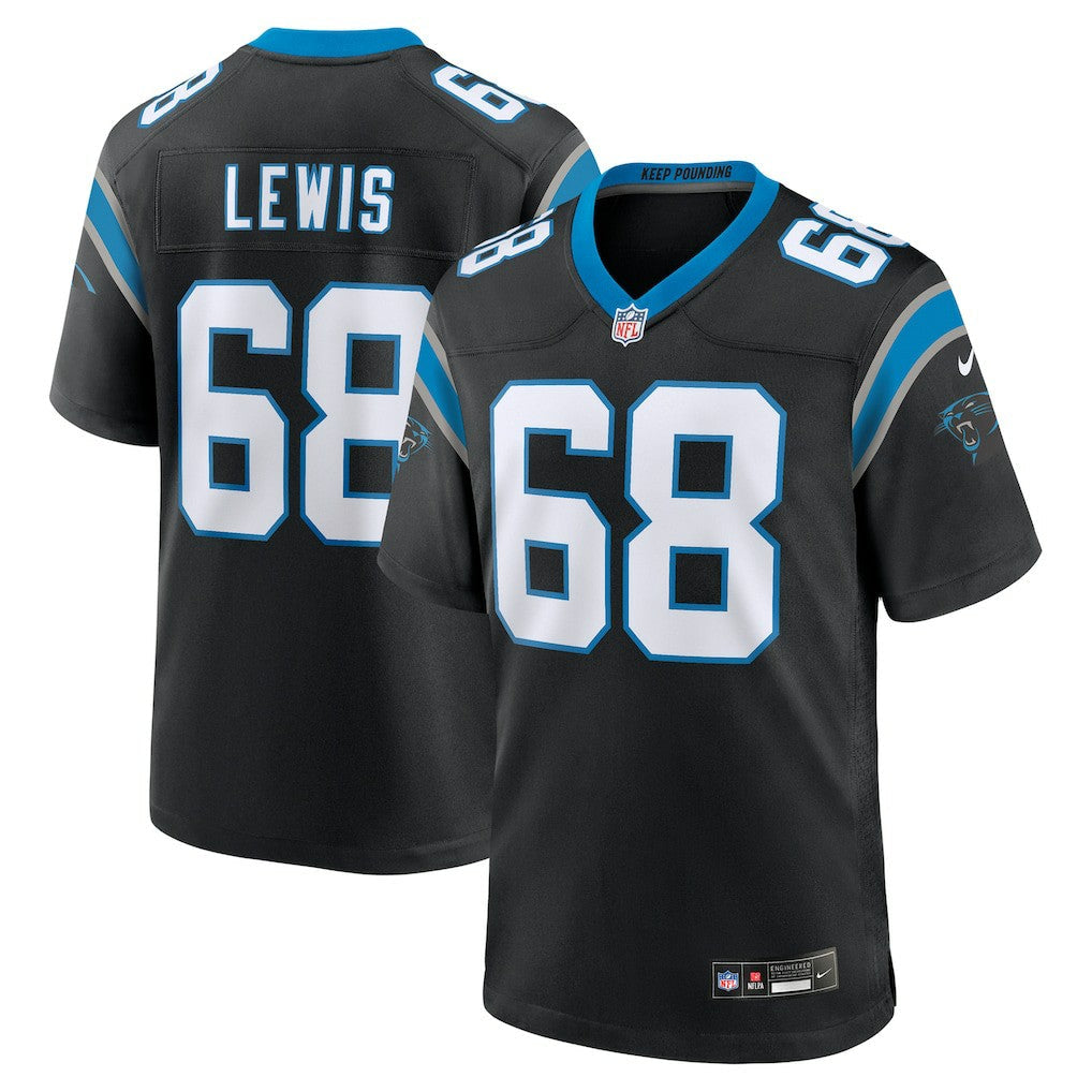 Damien Lewis Carolina Panthers Game Jersey - Black | Nike cheap
