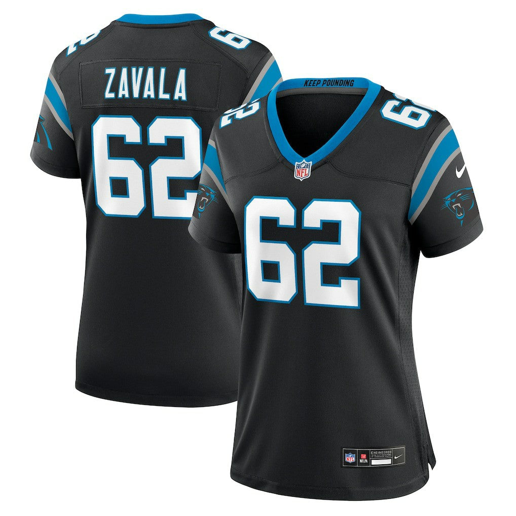 Chandler Zavala Carolina Panthers Women's Game Jersey - Black | Nike online