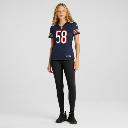 Darnell Wright Chicago Bears Women's Game Jersey - Navy | Nike outlet