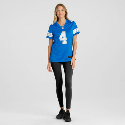 Emmanuel Moseley Detroit Lions Women's Team Game Jersey - Blue | Nike cheap