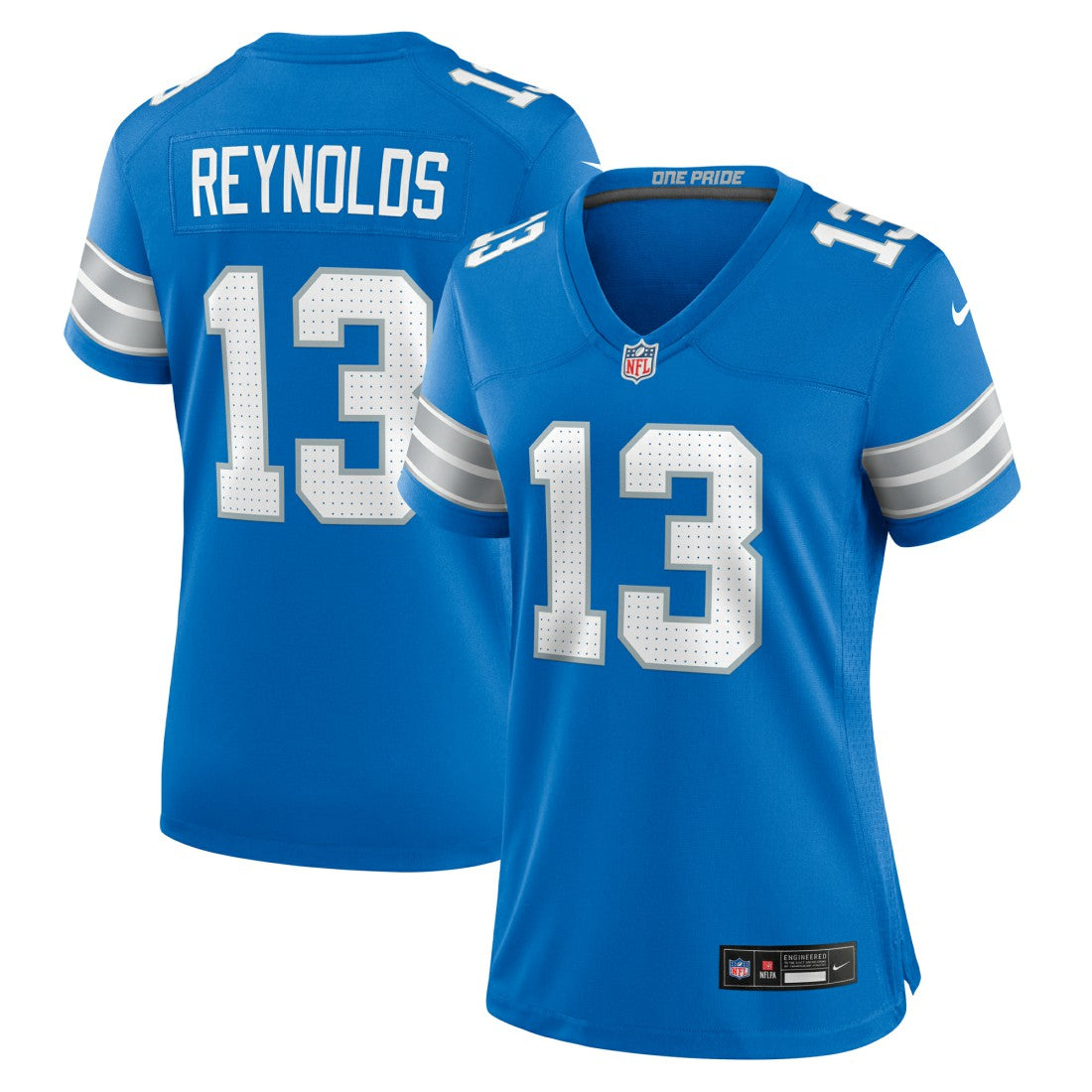 Craig Reynolds Detroit Lions Women's Team Game Jersey - Blue | Nike for sale