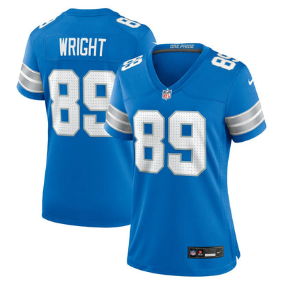 Brock Wright Detroit Lions Women's Team Game Jersey - Blue | Nike discount