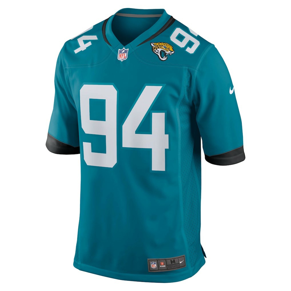 Maason Smith Jacksonville Jaguars Team Game Jersey - Teal | Nike on sale