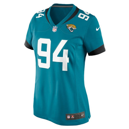 Maason Smith Jacksonville Jaguars Women's Game Jersey - Teal | Nike discount