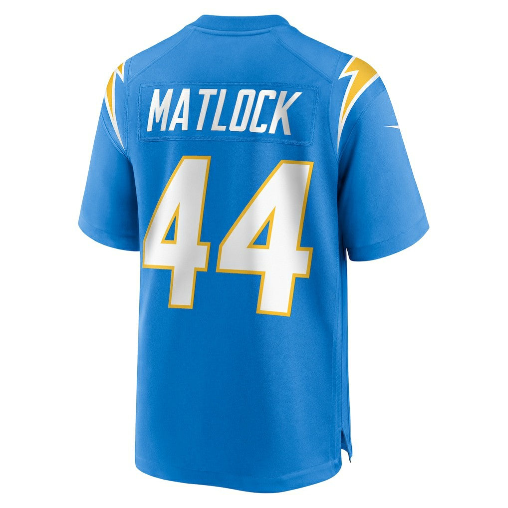 Scott Matlock Los Angeles Chargers Team Game Jersey - Powder Blue | Nike outlet