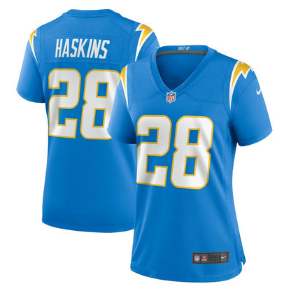 Hassan Haskins Los Angeles Chargers Women's Game Jersey - Powder Blue | Nike outlet