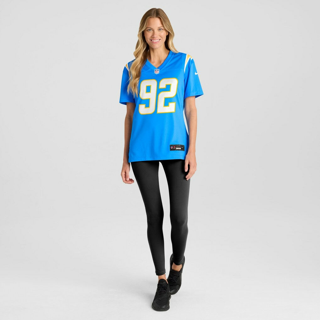 Justin Eboigbe Los Angeles Chargers Women's Game Jersey - Powder Blue | Nike cheap