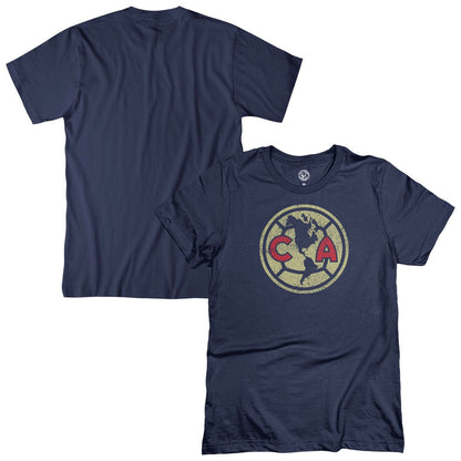 Club America 1863FC Color Badge T-Shirt - Navy shop