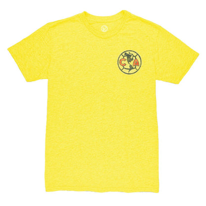 Henry Martin Club America 1863FC Vintage Player Name & Number Tri-blend T-Shirt - Yellow outlet