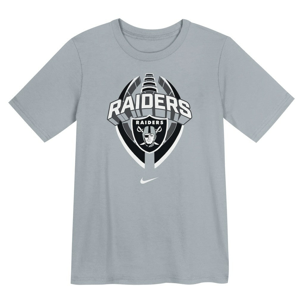 Las Vegas Raiders Preschool Icon Legend Dri-FIT T-Shirt - Gray | Nike discount