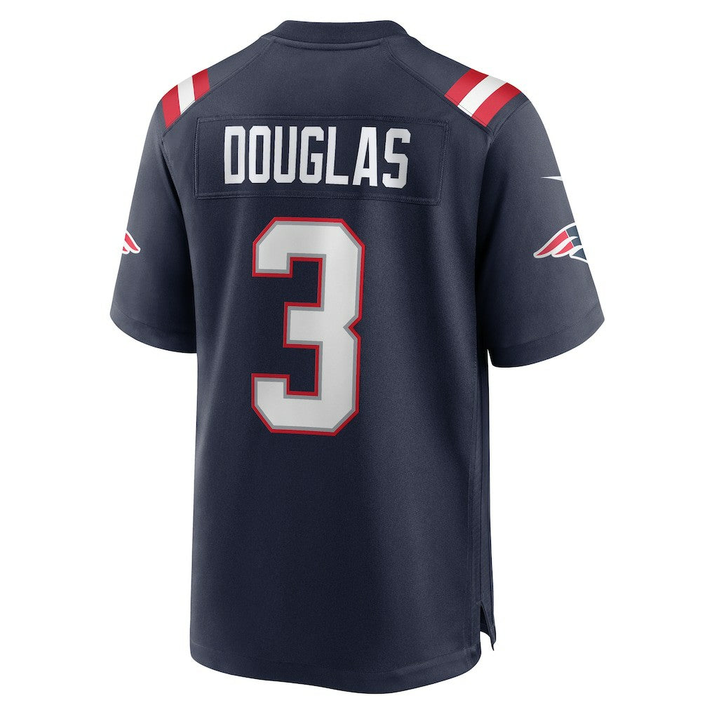 Demario Douglas New England Patriots Game Jersey - Navy | Nike for sale