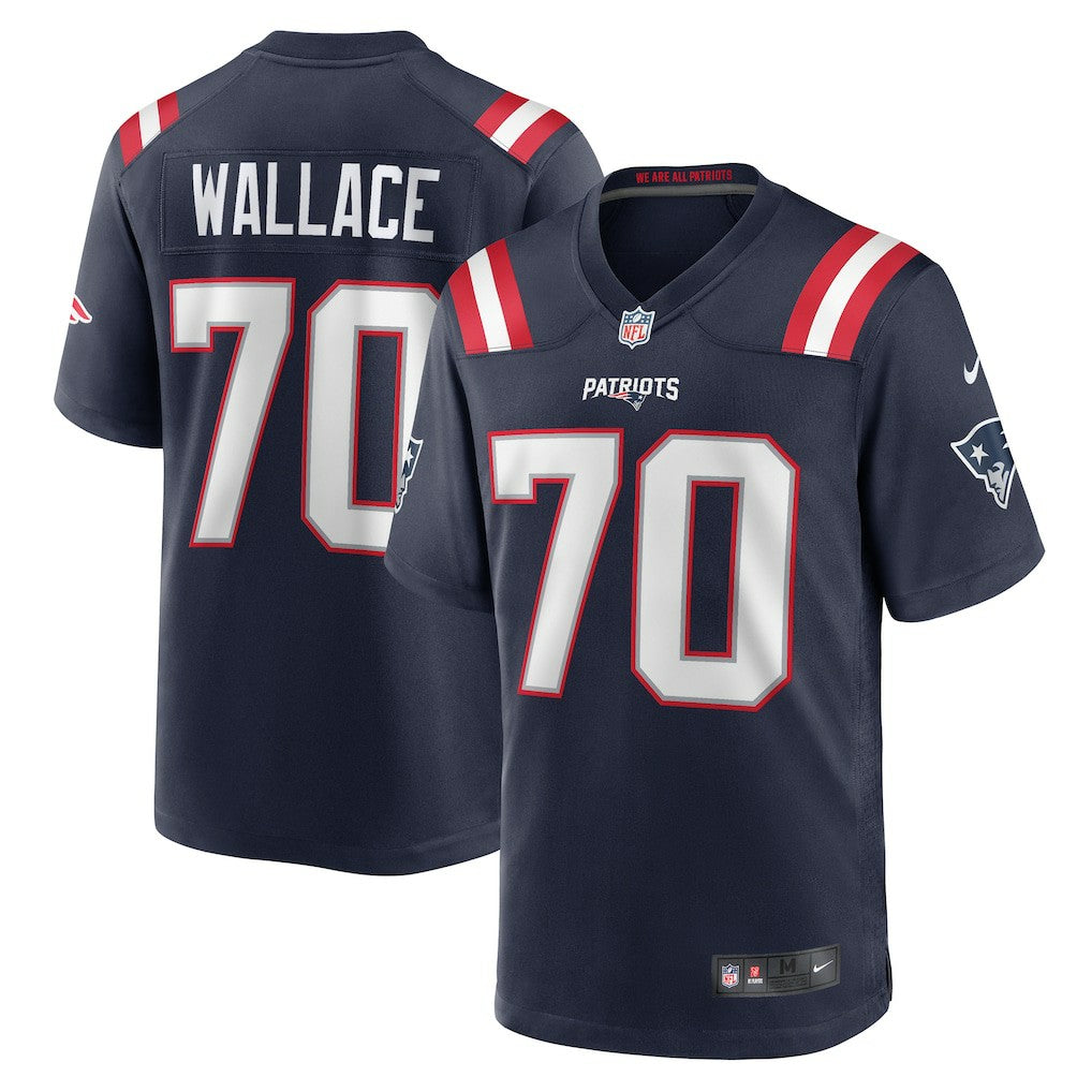 Caedan Wallace New England Patriots Game Jersey - Navy | Nike on sale