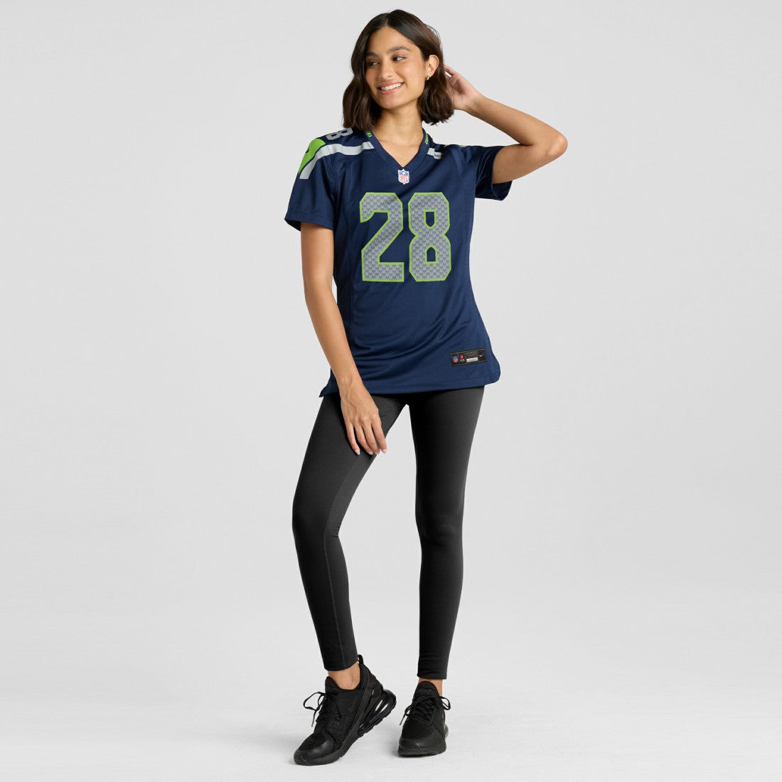Nehemiah Pritchett Seattle Seahawks Women's Team Game Jersey - College Navy | Nike on sale