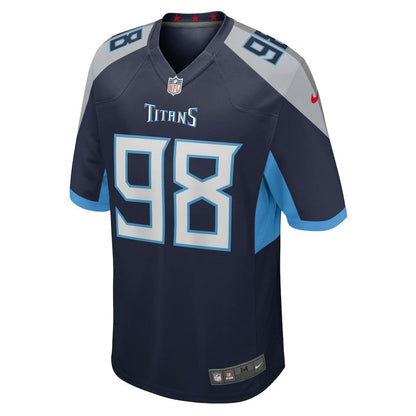 Jeffery Simmons Tennessee Titans Game Jersey - Navy | Nike online