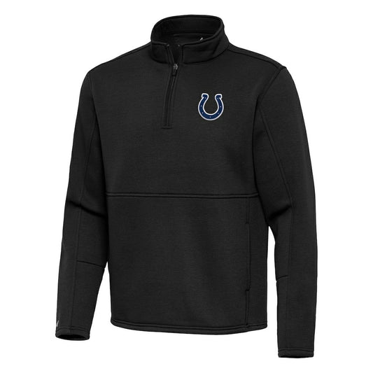 Indianapolis Colts Antigua Twist Quarter-Zip Pullover Jacket - Black discount