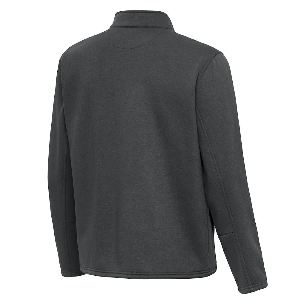 Kansas City Chiefs Antigua Twist Quarter-Zip Pullover Jacket - Pewter on sale