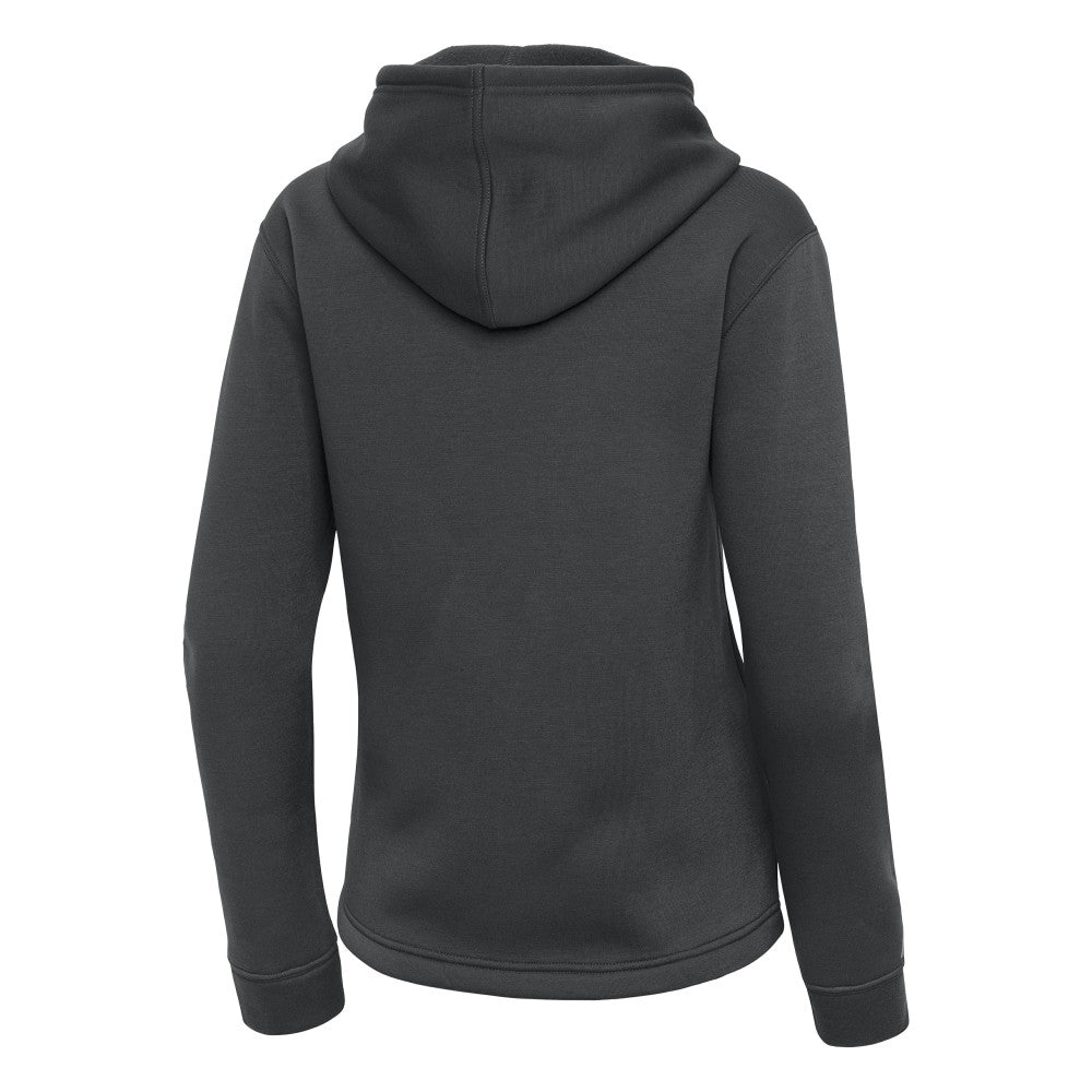 New York Mets Antigua Women's Contemporary Quarter-Zip Hoodie - Pewter