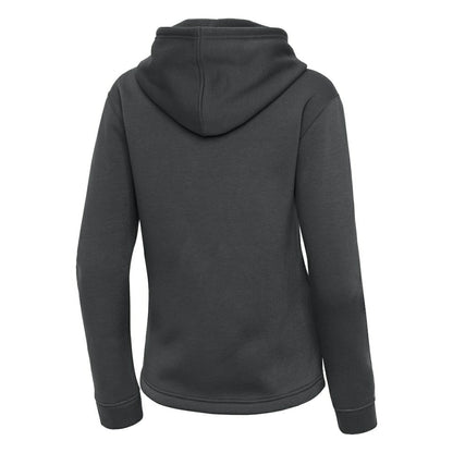 New York Yankees Antigua Women's Contemporary Quarter-Zip Hoodie - Pewter