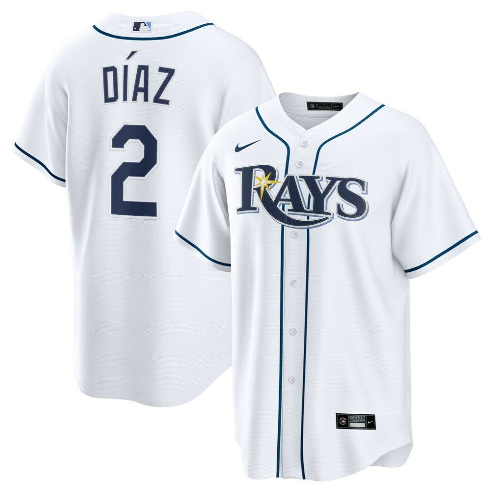 Yandy Díaz Tampa Bay Rays Home Replica Jersey - White | Nike