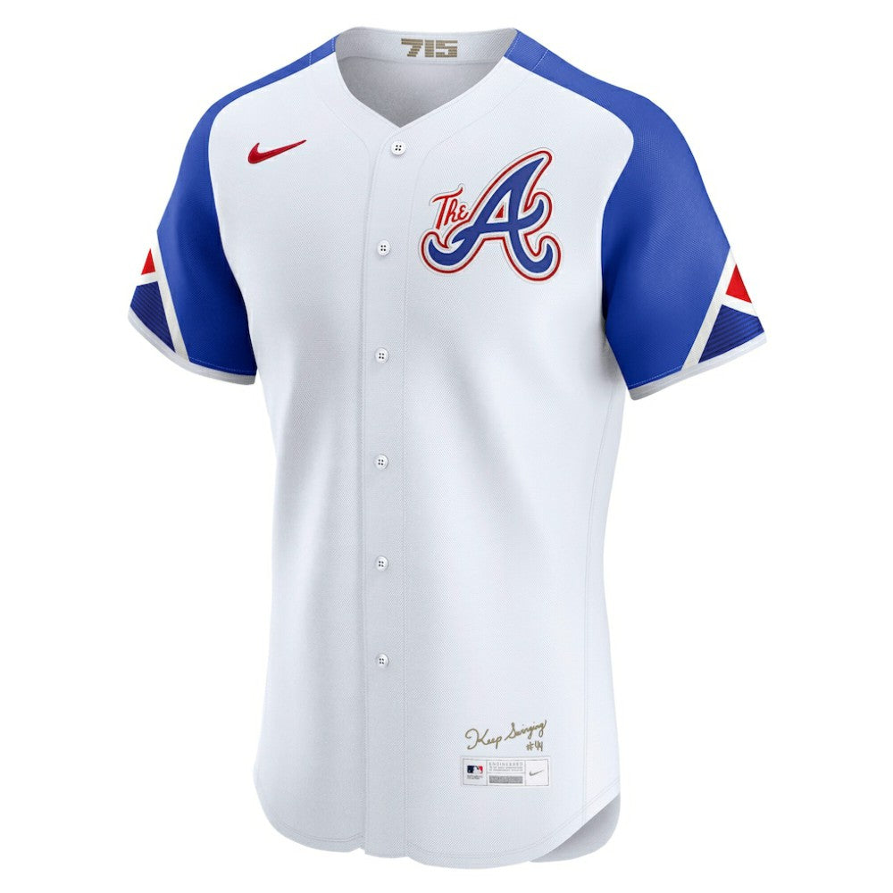 Atlanta Braves City Connect Elite Jersey - White | Nike