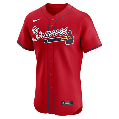 Atlanta Braves Alternate Elite Jersey - Red | Nike