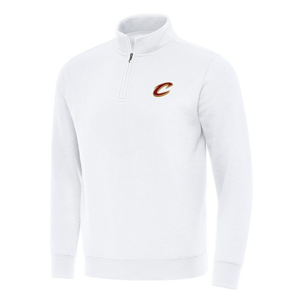 Cleveland Cavaliers Antigua Victory Quarter-Zip Mock Sweatshirt sale - White cheap