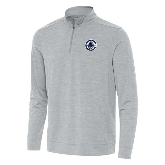 LA Clippers Antigua Bright Quarter-Zip Top - Heather Gray online
