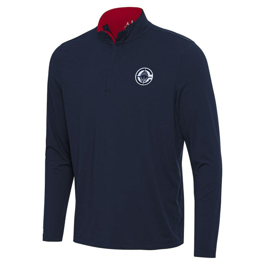 LA Clippers Antigua Content Quarter-Zip Top - Navy/Red sale