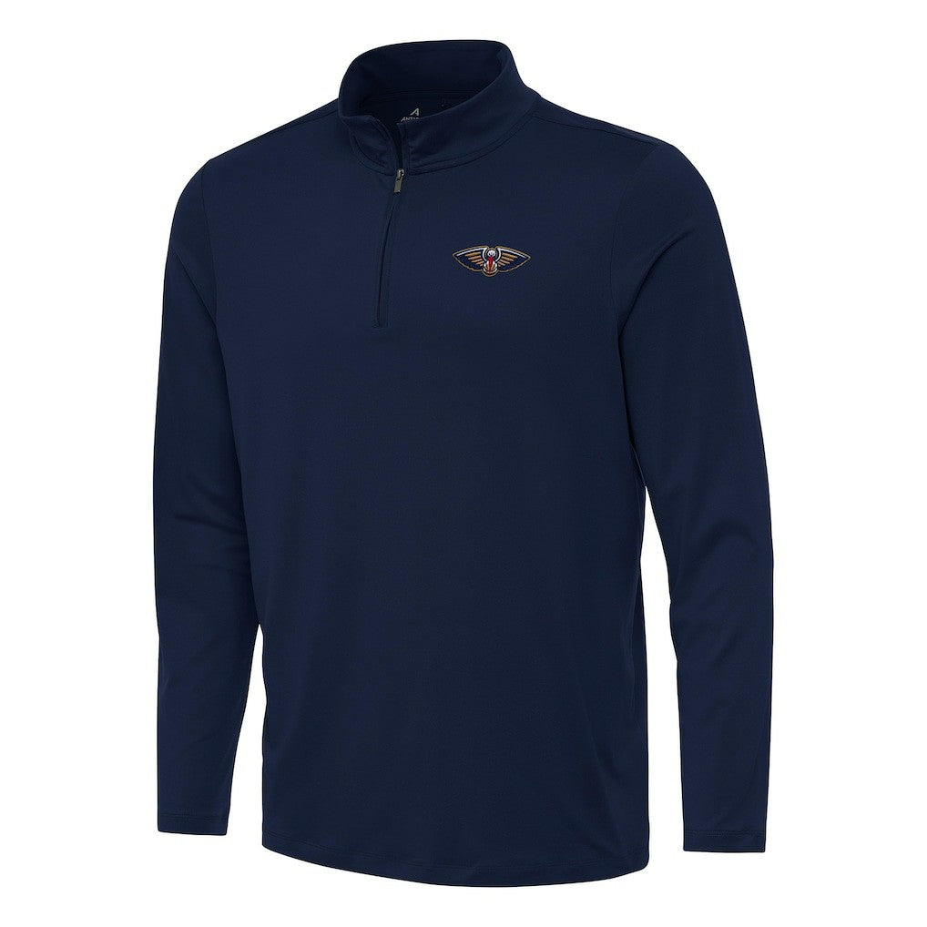 New Orleans Pelicans Antigua Reprocess Quarter-Zip Top - Navy discount