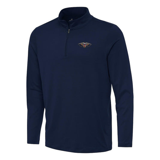 New Orleans Pelicans Antigua Reprocess Quarter-Zip Top - Navy discount