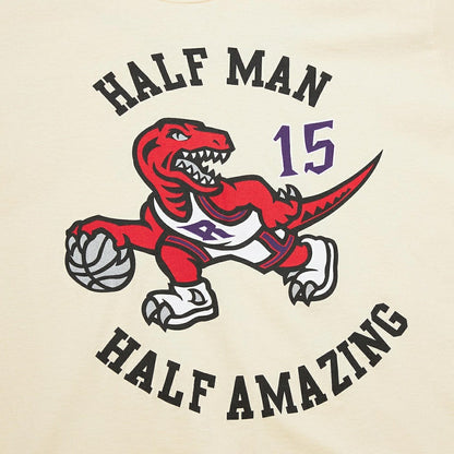 Vince Carter Toronto Raptors Premium T-Shirt - Cream | Mitchell & Ness outlet