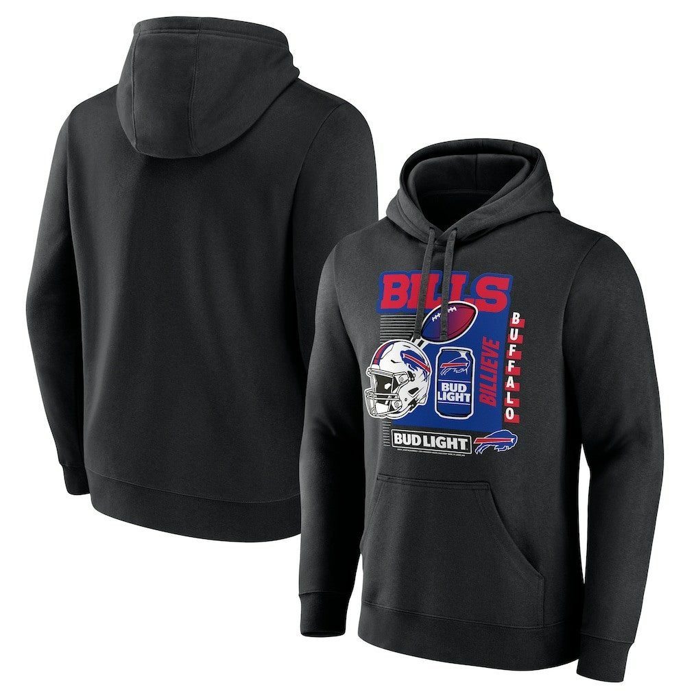 Buffalo Bills Bud Light Pullover Hoodie - Black cheap